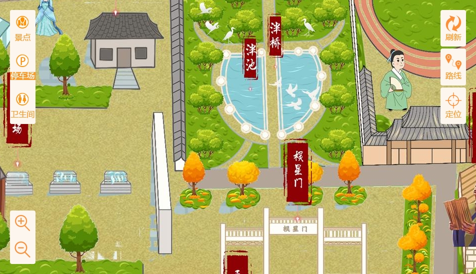 邗江手绘地图景区语音讲解导览系统：智慧景区建设的基石